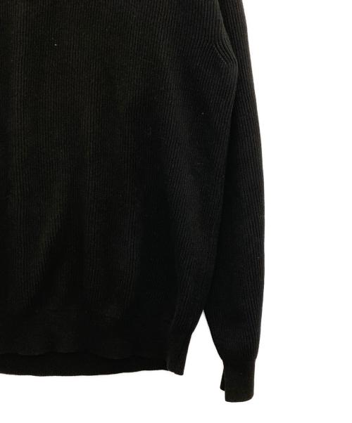 AURALEE（オーラリー）AURALEE (オーラリー) SUPER HARD TWIST RIB KNIT P/O ブラック サイズ:4の古着・服飾アイテム