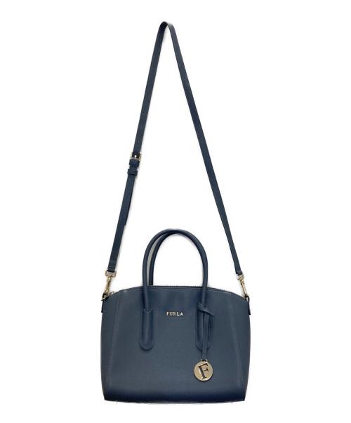 FURLA（フルラ）FURLA (フルラ) 2WAYバッグ ブルーの古着・服飾アイテム