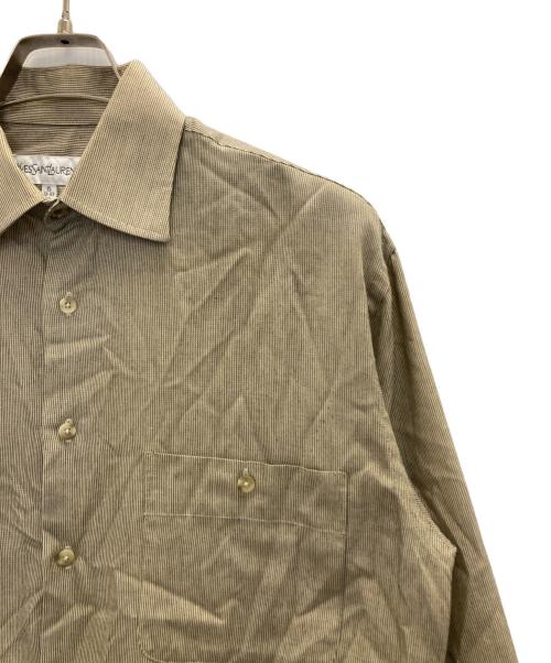 Yves Saint Laurent（イヴサンローラン）Yves Saint Laurent (イヴサンローラン) 長袖シャツ ベージュ サイズ:Ｍの古着・服飾アイテム