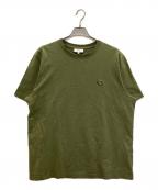 maison kitsuneメゾンキツネ）の古着「キツネワッペンTシャツ」｜グリーン