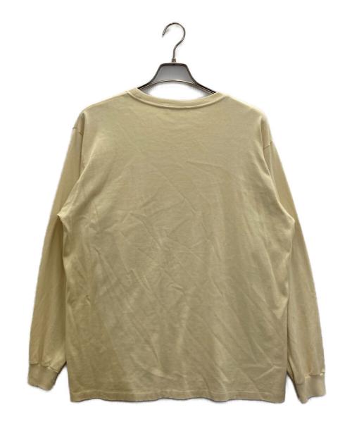 AURALEE（オーラリー）AURALEE (オーラリー) LUSTER PLAITING L/S TEE イエロー サイズ:3の古着・服飾アイテム