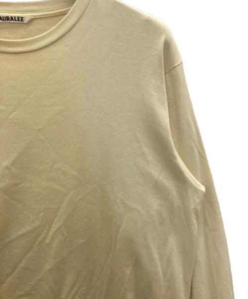 AURALEE（オーラリー）AURALEE (オーラリー) LUSTER PLAITING L/S TEE イエロー サイズ:3の古着・服飾アイテム