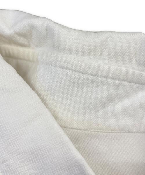 maison kitsune（メゾンキツネ）MAISON KITSUNE (メゾンキツネ) ボタンダウンシャツ ホワイト サイズ:38の古着・服飾アイテム