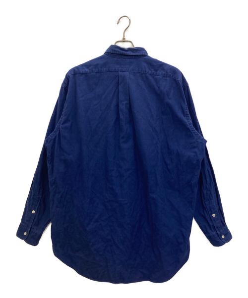 POLO RALPH LAUREN（ポロ・ラルフローレン）POLO RALPH LAUREN (ポロ・ラルフローレン) BLAKEポニー刺繍BDシャツ ネイビー サイズ:Ｌの古着・服飾アイテム