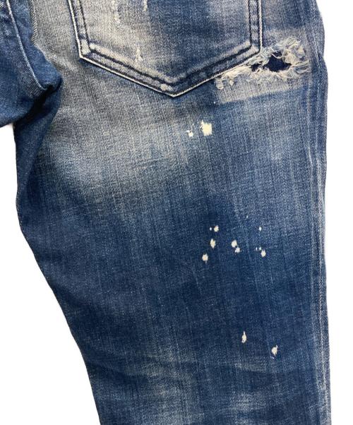 DSQUARED2（ディースクエアード）DSQUARED2 (ディースクエアード) SKATER JEAN インディゴ サイズ:48の古着・服飾アイテム