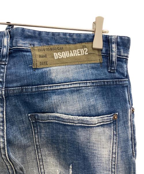 DSQUARED2（ディースクエアード）DSQUARED2 (ディースクエアード) SKATER JEAN インディゴ サイズ:48の古着・服飾アイテム