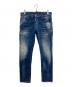 DSQUARED2（ディースクエアード）の古着「SKATER JEAN」｜インディゴ