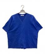 MAATEE&SONSマーティーアンドサンズ）の古着「Japanese V-neck tee」｜ブルー