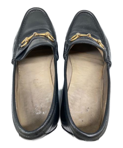 GUCCI（グッチ）GUCCI (グッチ) オールドホースビットローファー ブラック サイズ:9Dの古着・服飾アイテム