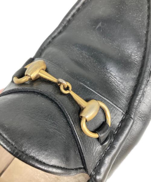 GUCCI（グッチ）GUCCI (グッチ) オールドホースビットローファー ブラック サイズ:9Dの古着・服飾アイテム