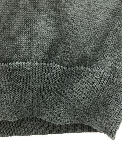 MARGARET HOWELL（マーガレットハウエル）MARGARET HOWELL (マーガレットハウエル) LINEN COTTON SILK SLIPOVERニットベスト グリーン サイズ:2の古着・服飾アイテム