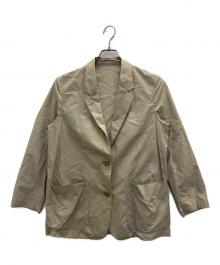 MARGARET HOWELL（マーガレットハウエル）の古着「FINE COTTON TWILL ジャケット/ファイン コットン ツイルジャケット」｜ベージュ