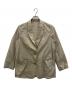 MARGARET HOWELL（マーガレットハウエル）の古着「FINE COTTON TWILL ジャケット/ファイン コットン ツイルジャケット」｜ベージュ