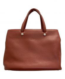 LONGCHAMP（ロンシャン）の古着「2wayレザーバッグ」｜ブラウン