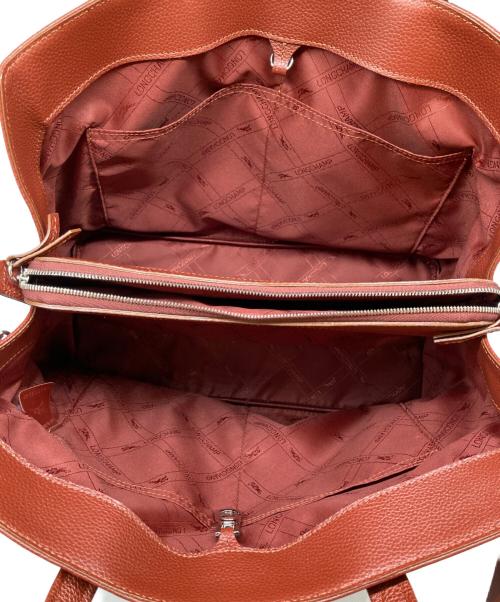 LONGCHAMP（ロンシャン）LONGCHAMP (ロンシャン) 2wayレザーバッグ ブラウンの古着・服飾アイテム
