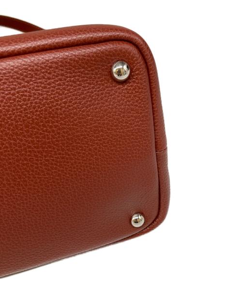 LONGCHAMP（ロンシャン）LONGCHAMP (ロンシャン) 2wayレザーバッグ ブラウンの古着・服飾アイテム