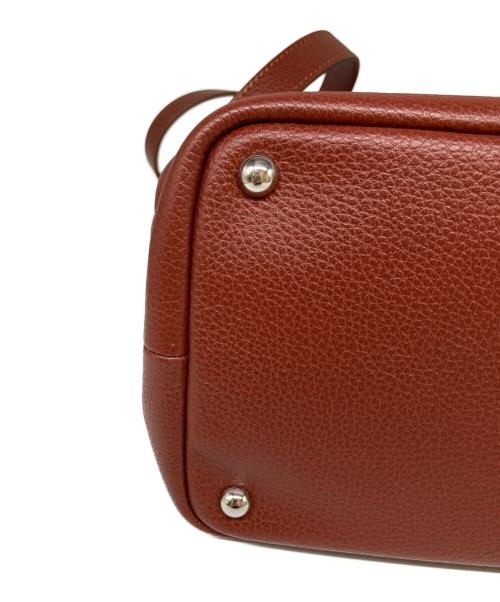 LONGCHAMP（ロンシャン）LONGCHAMP (ロンシャン) 2wayレザーバッグ ブラウンの古着・服飾アイテム
