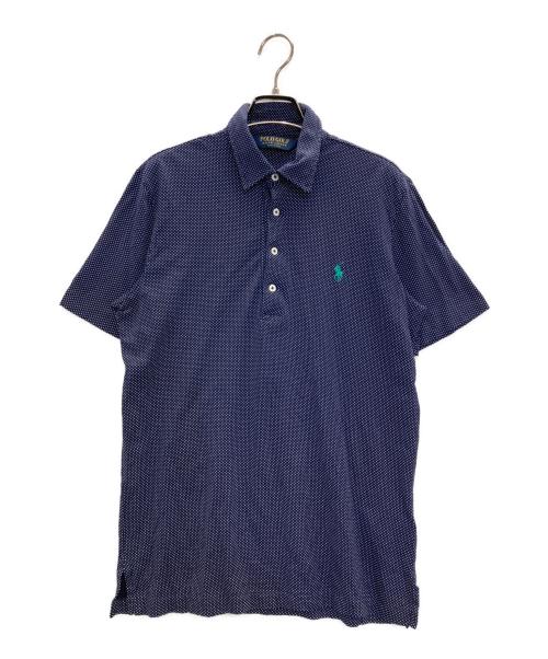 POLO GOLF（ポロ ゴルフ）POLO GOLF (ポロ ゴルフ) ポニー刺繍ドットポロシャツ ネイビー サイズ:Sの古着・服飾アイテム