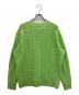 POLO RALPH LAUREN (ポロ・ラルフローレン) ウールカシミヤケーブルニット グリーン サイズ:Ｍ：7000円