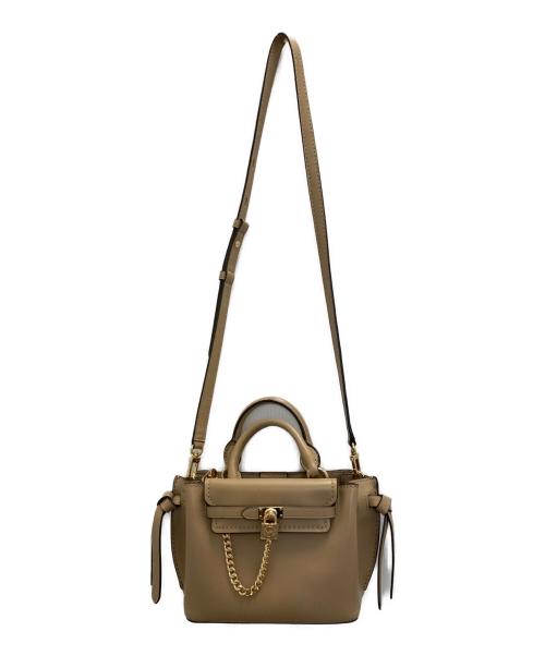 MICHAEL KORS（マイケルコース）MICHAEL KORS (マイケルコース) AMILTON LEGACY 2Way ショルダーバッグ/ハミルトン レガシー 2Way ショルダーバッグ ベージュの古着・服飾アイテム