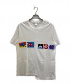 COMME des GARCONS SHIRTコムデギャルソンシャツ）の古着「INVADER Tシャツ」｜ホワイト