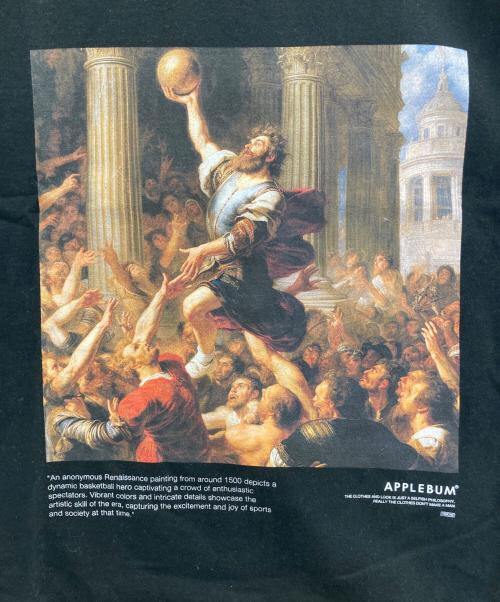 APPLEBUM（アップルバム）APPLEBUM (アップルバム) The Birth of hero Tシャツ ブラック サイズ:XLの古着・服飾アイテム