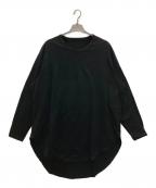 GROUND Yグラウンドワイ）の古着「cotton jersey jumbo round long sleeve」｜ブラック