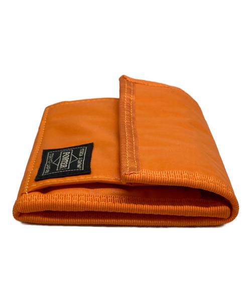 PORTER（ポーター）PORTER (ポーター) CAPSULE WALLET二つ折り財布 オレンジの古着・服飾アイテム