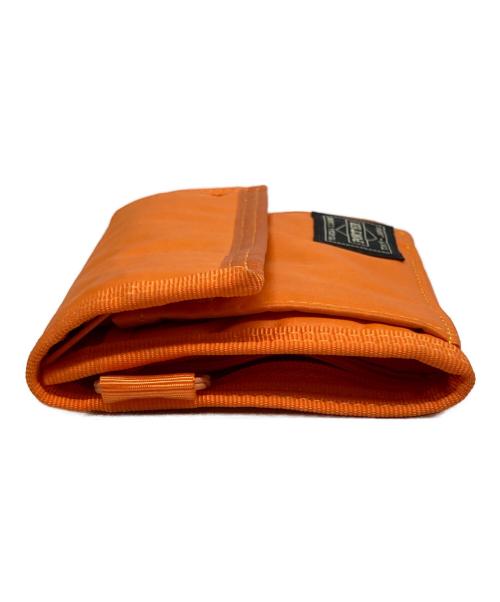 PORTER（ポーター）PORTER (ポーター) CAPSULE WALLET二つ折り財布 オレンジの古着・服飾アイテム