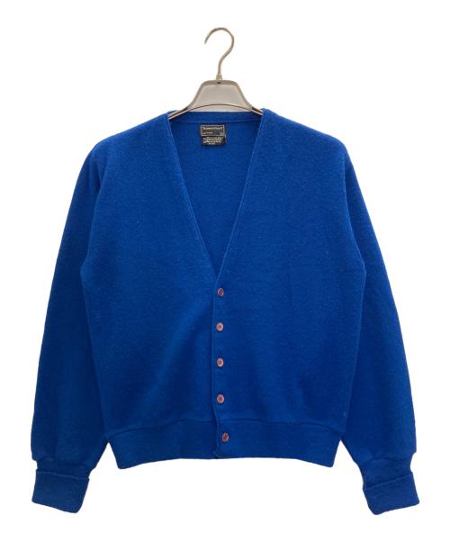TOWN CRAFT（タウンクラフト）TOWN CRAFT (タウンクラフト) 70sVネックカーディガン ブルー サイズ:Sの古着・服飾アイテム