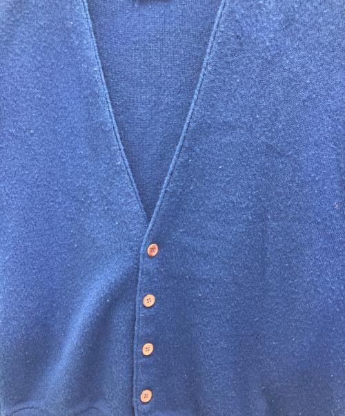 TOWN CRAFT（タウンクラフト）TOWN CRAFT (タウンクラフト) 70sVネックカーディガン ブルー サイズ:Sの古着・服飾アイテム