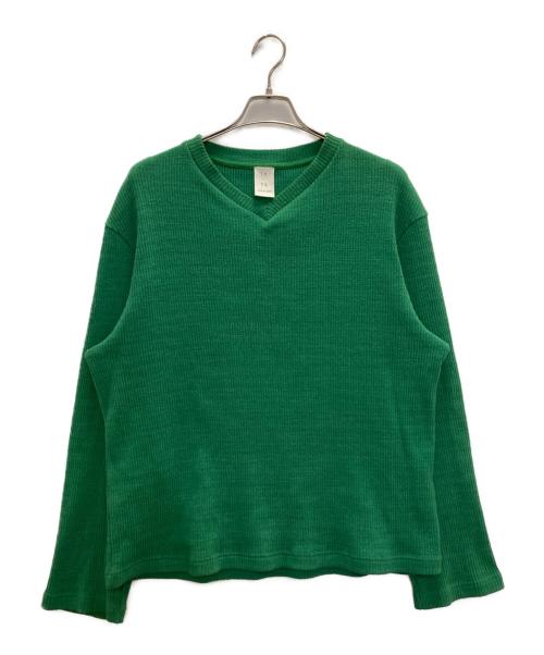 seya.（セヤ）seya. (セヤ) DRY RIB SWEAT グリーン サイズ:Ｌの古着・服飾アイテム