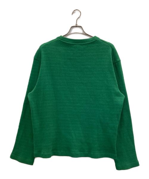 seya.（セヤ）seya. (セヤ) DRY RIB SWEAT グリーン サイズ:Ｌの古着・服飾アイテム