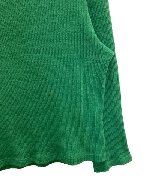 seya.（セヤ）seya. (セヤ) DRY RIB SWEAT グリーン サイズ:Ｌの古着・服飾アイテム