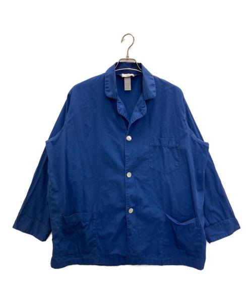 Christian Dior（クリスチャン ディオール）Christian Dior (クリスチャン ディオール) パジャマシャツ ブルー サイズ:XLの古着・服飾アイテム