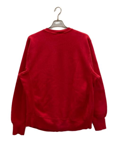 LEE（リー）LEE (リー) CROSS GRAIN クルーネックスウェット レッド サイズ:Ｌの古着・服飾アイテム