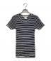 COMME des GARCONS COMME des GARCONS（コムデギャルソン コムデギャルソン）の古着「ウールボーダーTee」｜ブルー