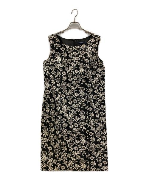 BURBERRY LONDON（バーバリーロンドン）BURBERRY LONDON (バーバリーロンドン) ノースリーブワンピース ブラック サイズ:15の古着・服飾アイテム
