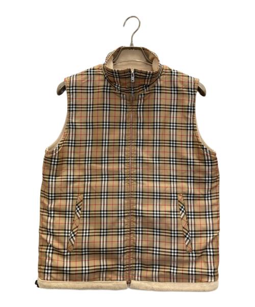 BURBERRY GOLF（バーバリーゴルフ）BURBERRY GOLF (バーバリーゴルフ) リバーシブルベスト ベージュ サイズ:Lの古着・服飾アイテム