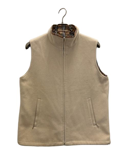 BURBERRY GOLF（バーバリーゴルフ）BURBERRY GOLF (バーバリーゴルフ) リバーシブルベスト ベージュ サイズ:Lの古着・服飾アイテム