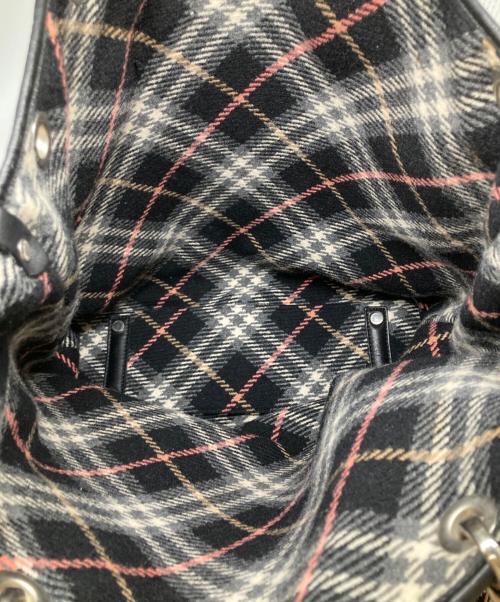 BURBERRY BLUE LABEL（バーバリー ブルー レーベル）BURBERRY BLUE LABEL (バーバリー ブルー レーベル) 2WAYナイロンバッグ ブラックの古着・服飾アイテム