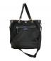 BURBERRY BLUE LABEL (バーバリー ブルー レーベル) 2WAYナイロンバッグ ブラック：8000円