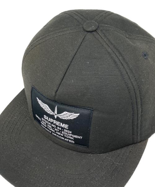 SUPREME（シュプリーム）Supreme (シュプリーム) Surplus 5-Panel cap ブラックの古着・服飾アイテム