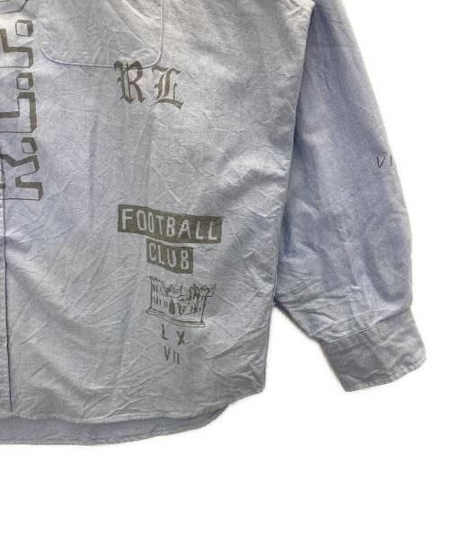 POLO RALPH LAUREN（ポロ・ラルフローレン）POLO RALPH LAUREN (ポロ・ラルフローレン) Heritage Fit オックスフォードシャツ ブルー サイズ:Ｌの古着・服飾アイテム