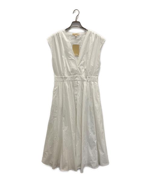 MICHAEL KORS（マイケルコース）MICHAEL KORS (マイケルコース) オーガニックコットンワンピース ホワイト サイズ:Mの古着・服飾アイテム
