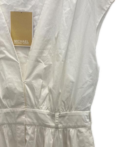 MICHAEL KORS（マイケルコース）MICHAEL KORS (マイケルコース) オーガニックコットンワンピース ホワイト サイズ:Mの古着・服飾アイテム
