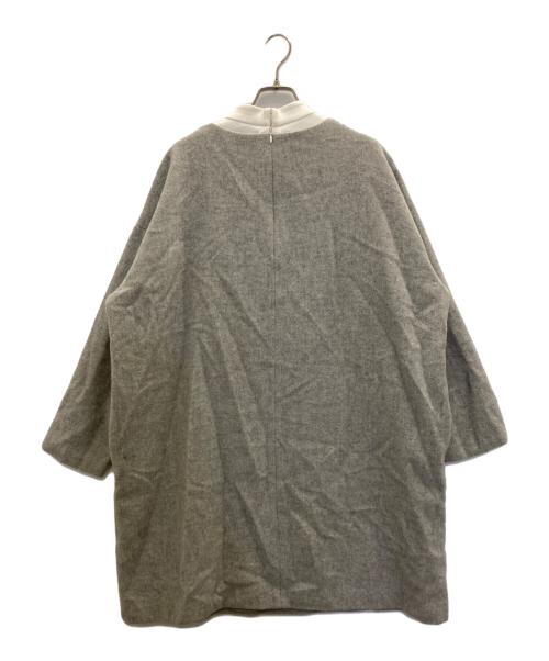 ENFOLD（エンフォルド）ENFOLD (エンフォルド) レイヤードトップス グレー サイズ:38の古着・服飾アイテム