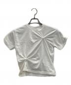 MANOFマノフ）の古着「TUCK CUT TOPS」｜ホワイト