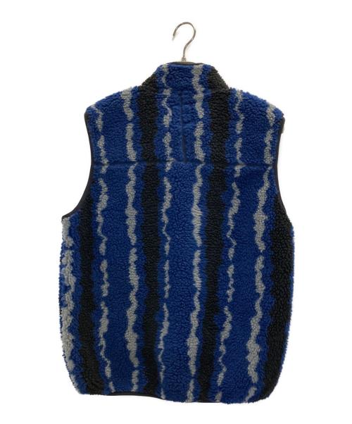 GRAMICCI（グラミチ）GRAMICCI (グラミチ) Ripple Sherpa Vest フリースベスト ブルー サイズ:SIZE Mの古着・服飾アイテム