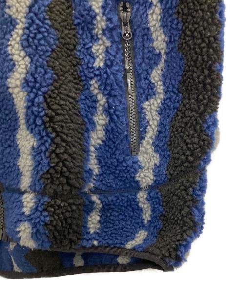 GRAMICCI（グラミチ）GRAMICCI (グラミチ) Ripple Sherpa Vest フリースベスト ブルー サイズ:SIZE Mの古着・服飾アイテム